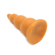Gold Play - Soft Liquid Siliconen Anaal Dildo Blop - Goud - Maat S