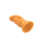 Gold Play - Soft Liquid Siliconen Dildo - Alien - Goud - Maat L