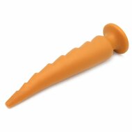Gold Play - Soft Liquid Siliconen Anaal Dildo Rex - Goud - Maat XL