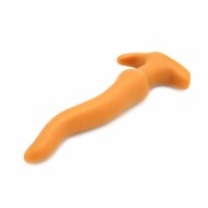 Gold Play - Soft Liquid Siliconen Anaal Dildo - Wave - Goud - Maat L