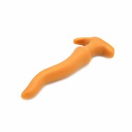 Gold Play - Soft Liquid Siliconen Anaal Dildo - Wave - Goud - Maat M