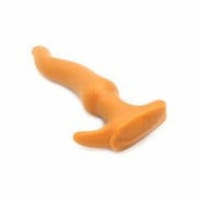 Gold Play - Soft Liquid Siliconen Anaal Dildo - Wave - Goud - Maat S