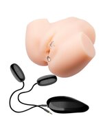 Crazy Bull - Vibrerende Vagina & Ass Masturbator VERONICA - Lichte Huidskleur