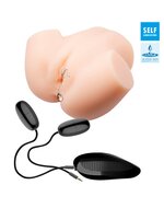Crazy Bull - Vibrerende Vagina & Ass Masturbator VERONICA - Lichte Huidskleur