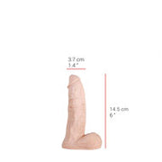 515 line - Dildo - 14.5 x 3.7 cm - Lichte Huidskleur