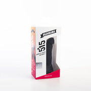 515 line - Dildo - 19.5 x 4.5 cm - Met Zuignap - Zwart