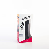 515 line - Dildo - 19.5 x 4.5 cm - Met Zuignap - Zwart