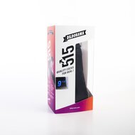 515 line - Dildo - Met Zuignap - 25.5 x 4.9 cm - Zwart