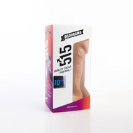 515 line - Dildo - 27 x 6 cm - Met Zuignap - Lichte Huidskleur