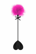Sweet Caress - Zweepje met hartje en roze pompom