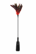 Sweet Caress - Zweepje en streelveer in 1 - rood