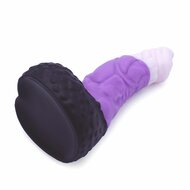 Kiotos Monstar - Dildo Beast No. 50 - Paars/Wit/Zwart