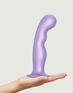 Strap-On-Me G-spot en P-spot Dildo - metallic lila - maat XXL