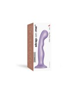 Strap-On-Me G-spot en P-spot Dildo - metallic lila - maat L