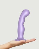Strap-On-Me G-spot en P-spot Dildo - metallic lila - maat XL