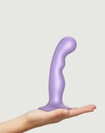 Strap-On-Me G-spot en P-spot Dildo - metallic lila - maat M