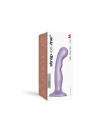 Strap-On-Me G-spot en P-spot Dildo - metallic lila - maat M