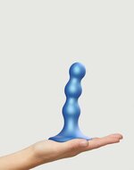 Strap-On-Me Dildo Plug Balls - metallic blauw - maat S