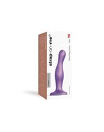 Strap-On-Me Dildo Plug Curvy - metallic paars - maat M