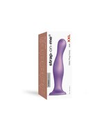 Strap-On-Me Dildo Plug Curvy - metallic paars - maat XXL