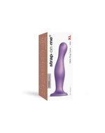 Strap-On-Me Dildo Plug Curvy - metallic paars - maat XL