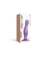 Strap-On-Me Dildo Plug Curvy - metallic paars - maat L