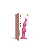 Strap-On-Me Dildo Plug Beads - metallic roze - maat XL