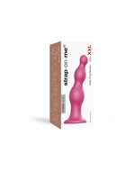 Strap-On-Me - Dildo Plug Beads - metallic roze - maat XXL