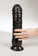Dark Crystal - XXL Dildo - 32 x 7 cm - Zwart