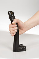 Dark Crystal - XXL Dildo - 25 x 3,5 cm - Zwart