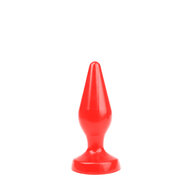 I Love Butt - Klassieke Buttplug - M - rood
