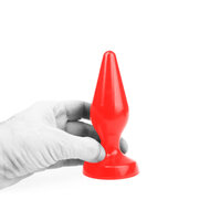 I Love Butt - Klassieke Buttplug - M - rood