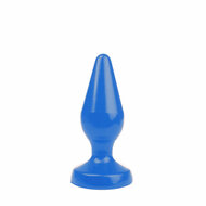 I Love Butt - Klassieke Buttplug - L - blauw