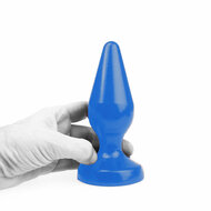 I Love Butt - Klassieke Buttplug - L - blauw