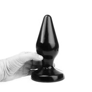I Love Butt - Klassieke Buttplug - XL - Zwart