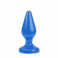 I Love Butt - Klassieke Buttplug - XL - blauw