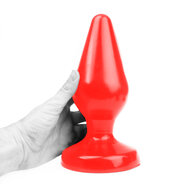 I Love Butt - Klassieke Buttplug - XXL - rood