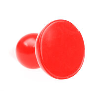 I Love Butt - Klassieke Buttplug - XXL - rood