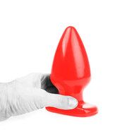 I Love Butt - Dikke Buttplug - M - rood