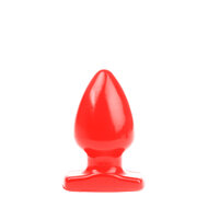 I Love Butt - Bolvormige Buttplug - M - rood
