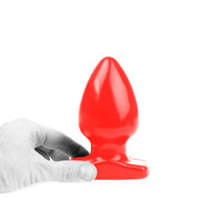 I Love Butt - Bolvormige Buttplug - M - rood