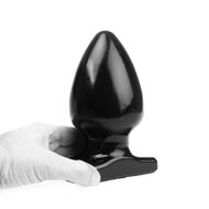 I Love Butt - Bolvormige Buttplug - L - Zwart