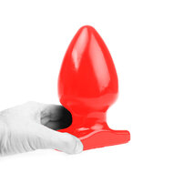 I Love Butt - Bolvormige Buttplug - L - rood
