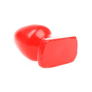 I Love Butt - Bolvormige Buttplug - L - rood
