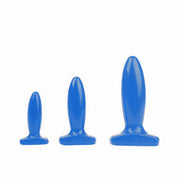 I Love Butt - Slanke Buttplug - M - blauw