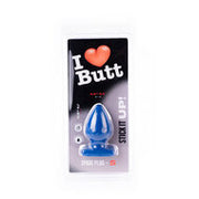 I Love Butt - Bolvormige Buttplug - S - blauw