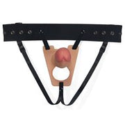 Lovetoy - Rodeo Strap On Dildo Pegging Harnas Met ruimte Voor Balzak Rodeo G8 - Lichte Huidskleur