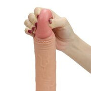 Lovetoy - Rodeo Strap On Dildo Pegging Harnas Met ruimte Voor Balzak Rodeo G8 - Lichte Huidskleur