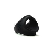 Sport Fucker Freeballer Cockring en Ballstretcher van vloeibare siliconen - Zwart