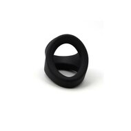 Sport Fucker Freeballer Cockring en Ballstretcher van vloeibare siliconen - Zwart
